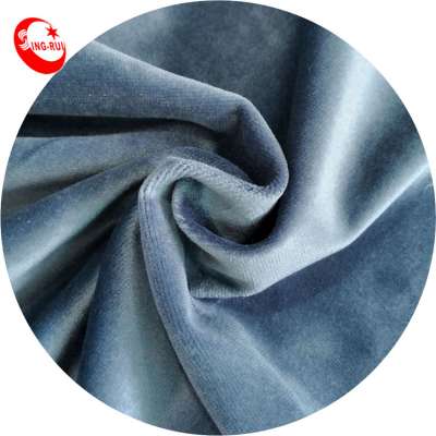 China Supplier 270GSM 100% Polyester Fabric Velvet Fabric For Sofa